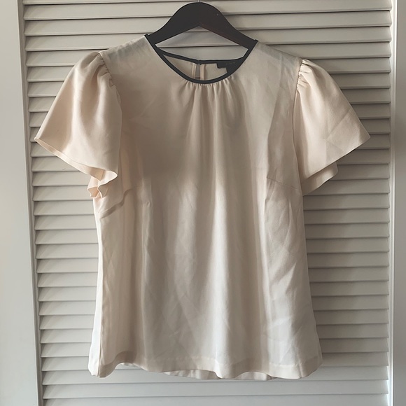 J Crew cream top - Picture 1 of 3